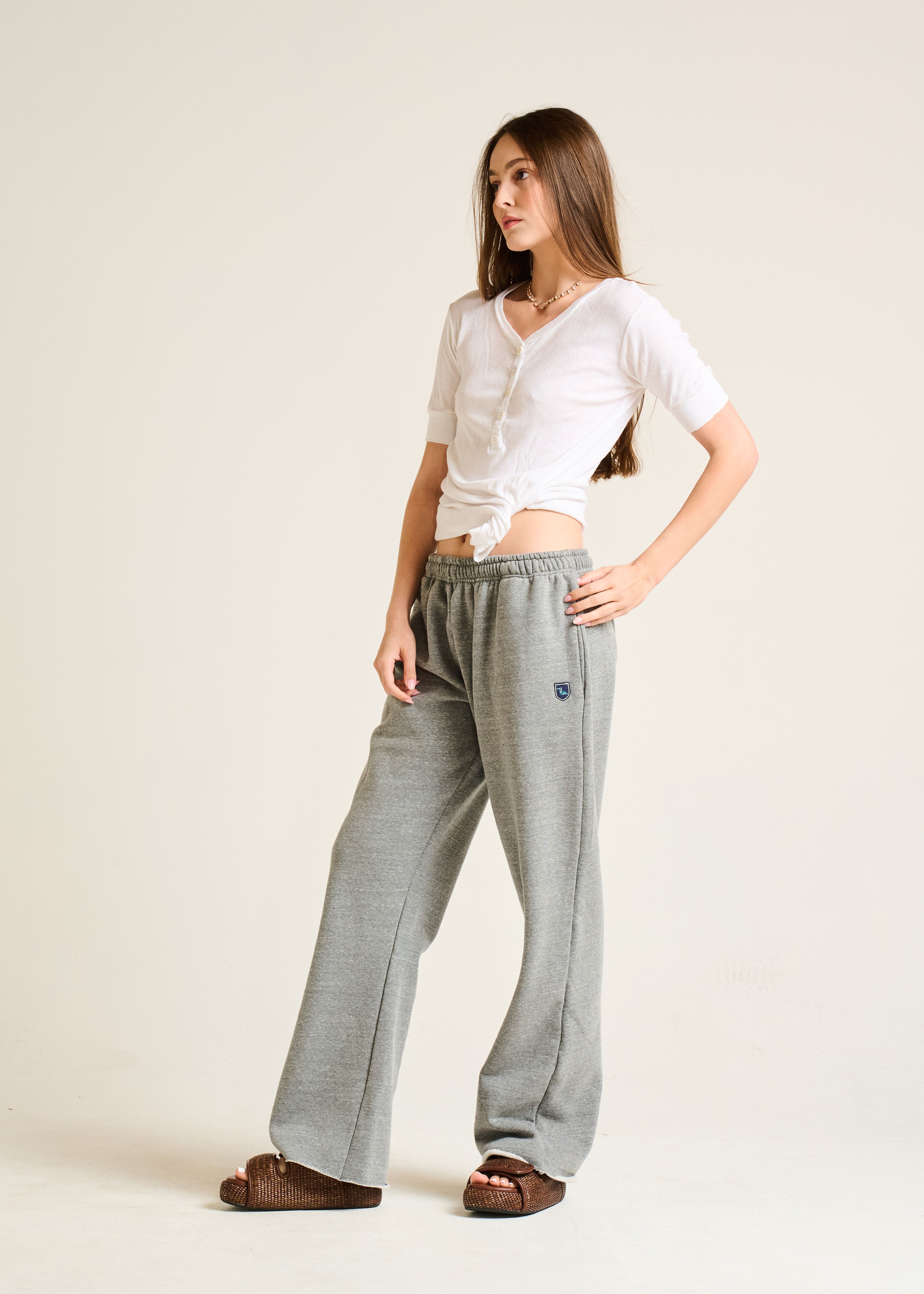Raw Hem Cleo Sweatpants - The House of Woo