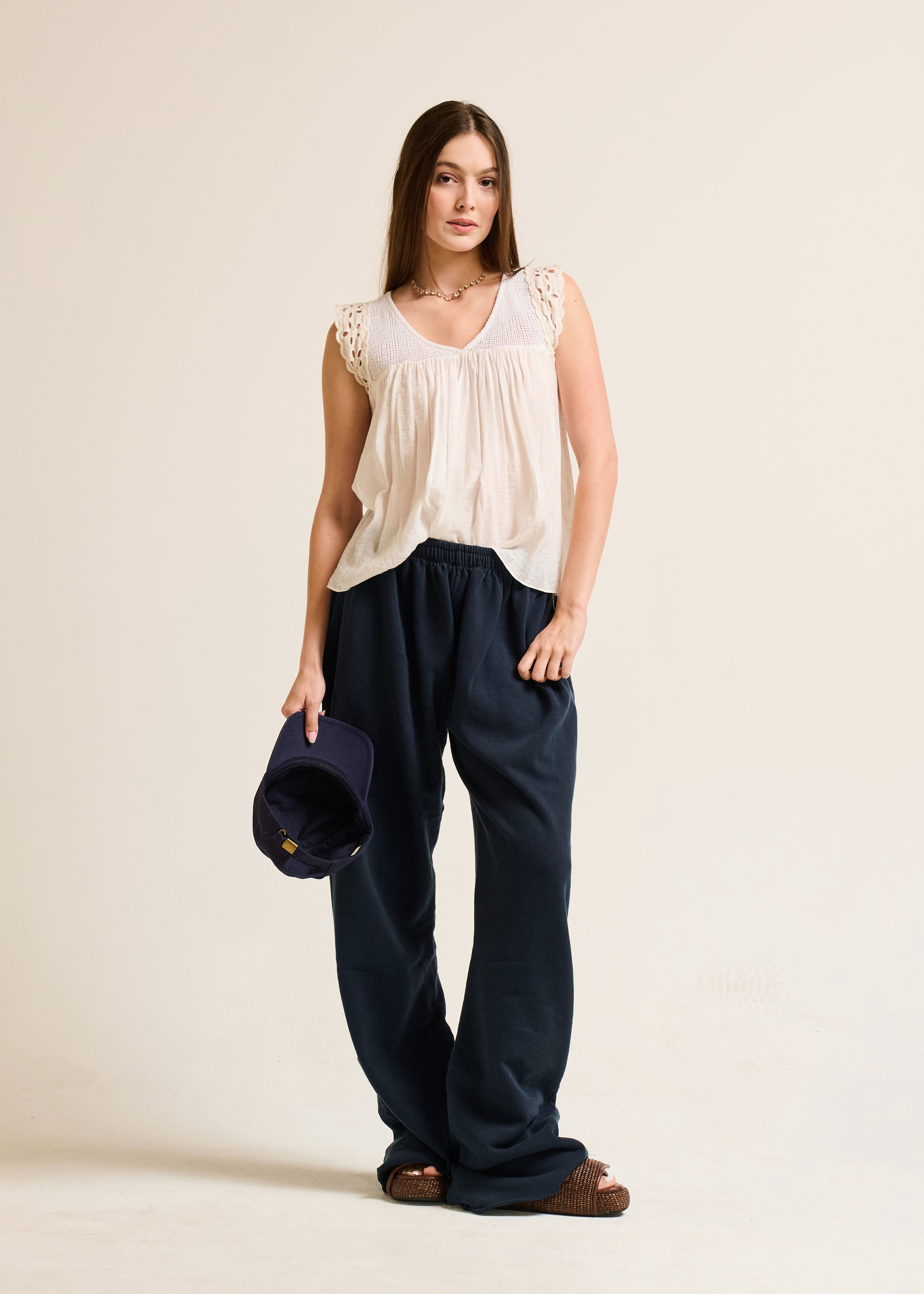 Raw Hem Cleo Sweatpant - The House of Woo