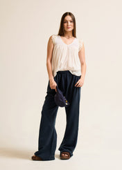 Raw Hem Cleo Sweatpant - The House of Woo
