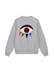 Eyes on You Cashmere Applique Pullover
