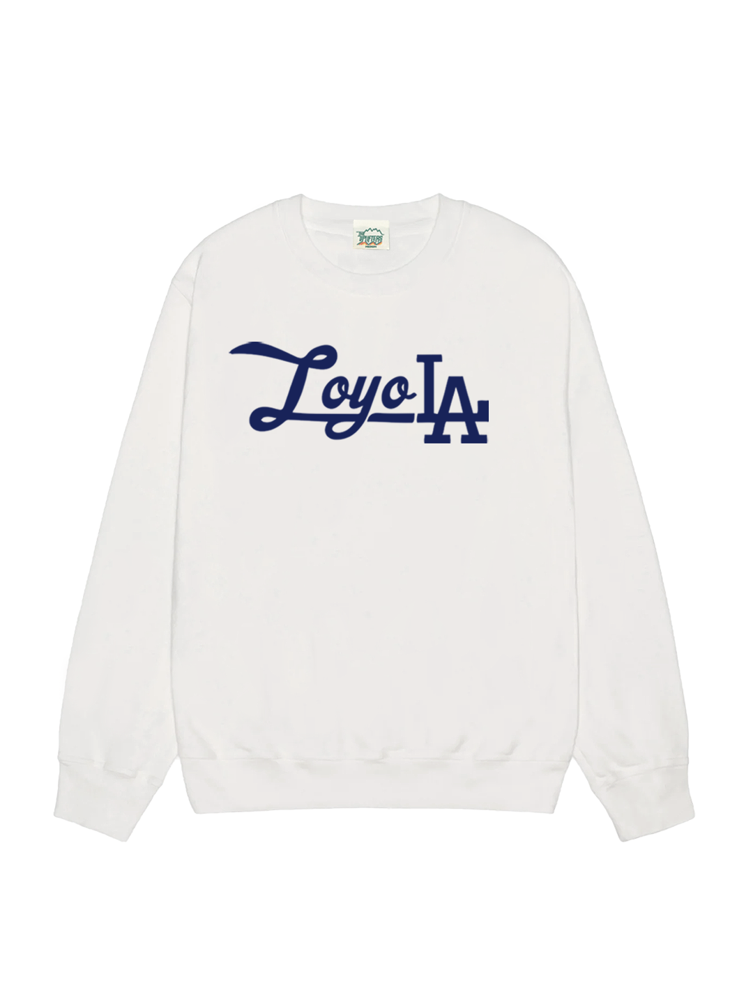 Loyola Crewneck Sweatshirt in White