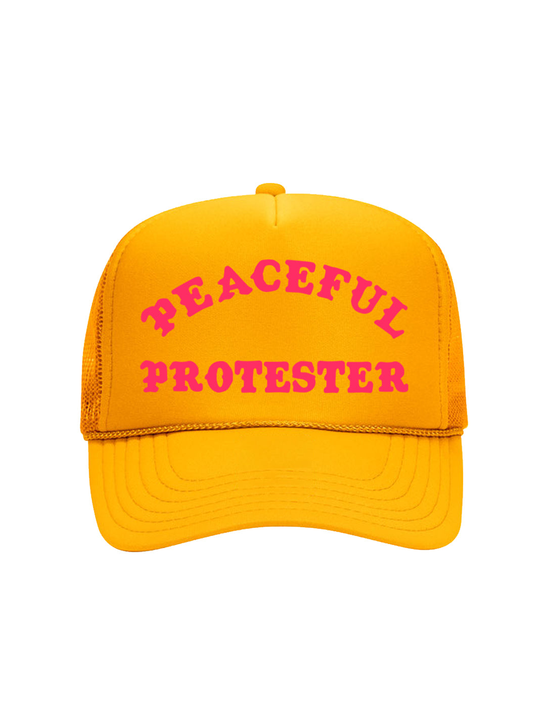 Peaceful Protester Foam Trucker