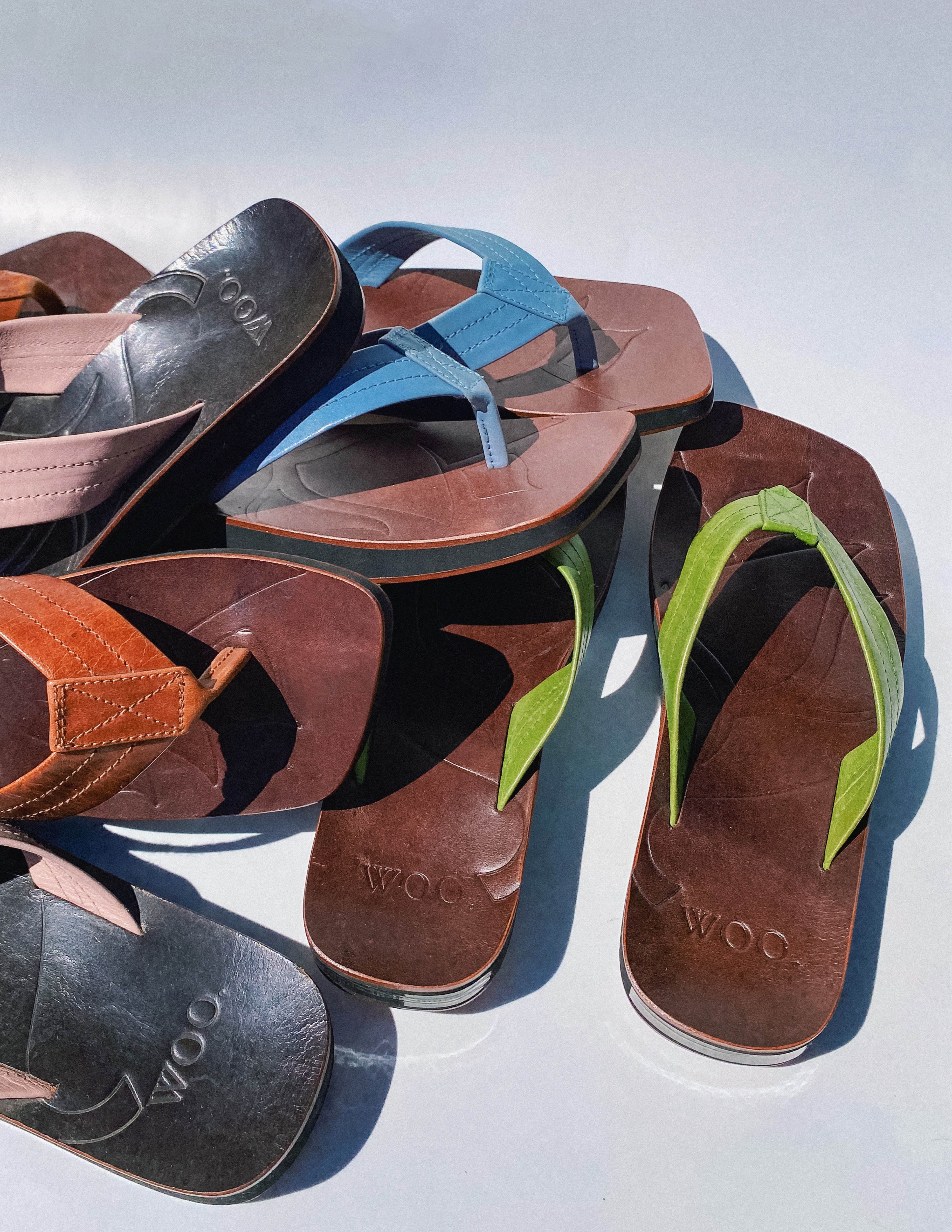 Women's Leather Sandals - The House of Woo