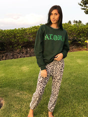 Aloha Sweatshirt - Forest,, The Uplifters- Woo