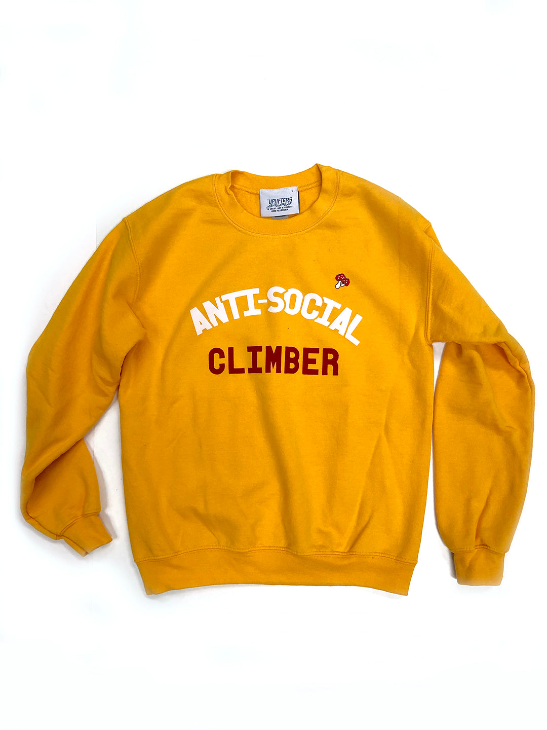 Anti Social Climber vintage crew sweatshirt,sweatshirt, The Uplifters- Woo