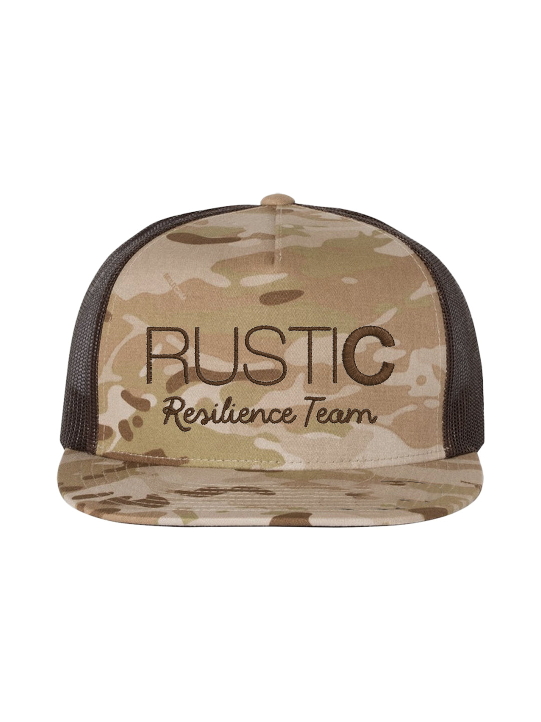 Rustic Resilience Team Camo Trucker