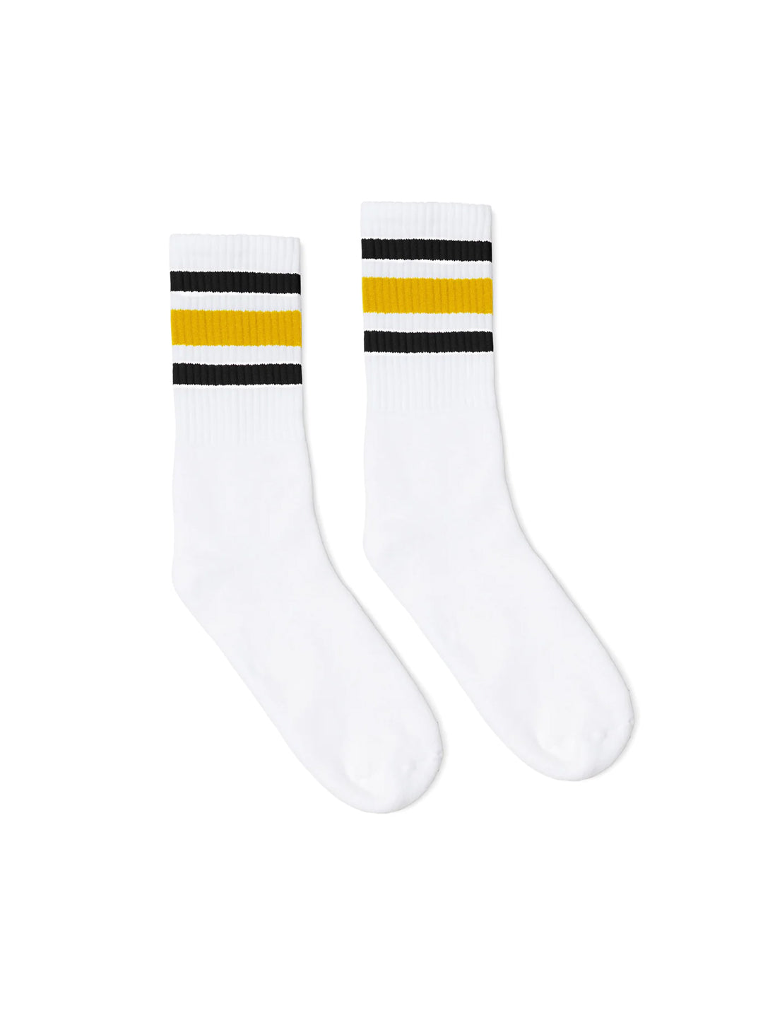 Black & Gold Stripe Socks - The House of Woo