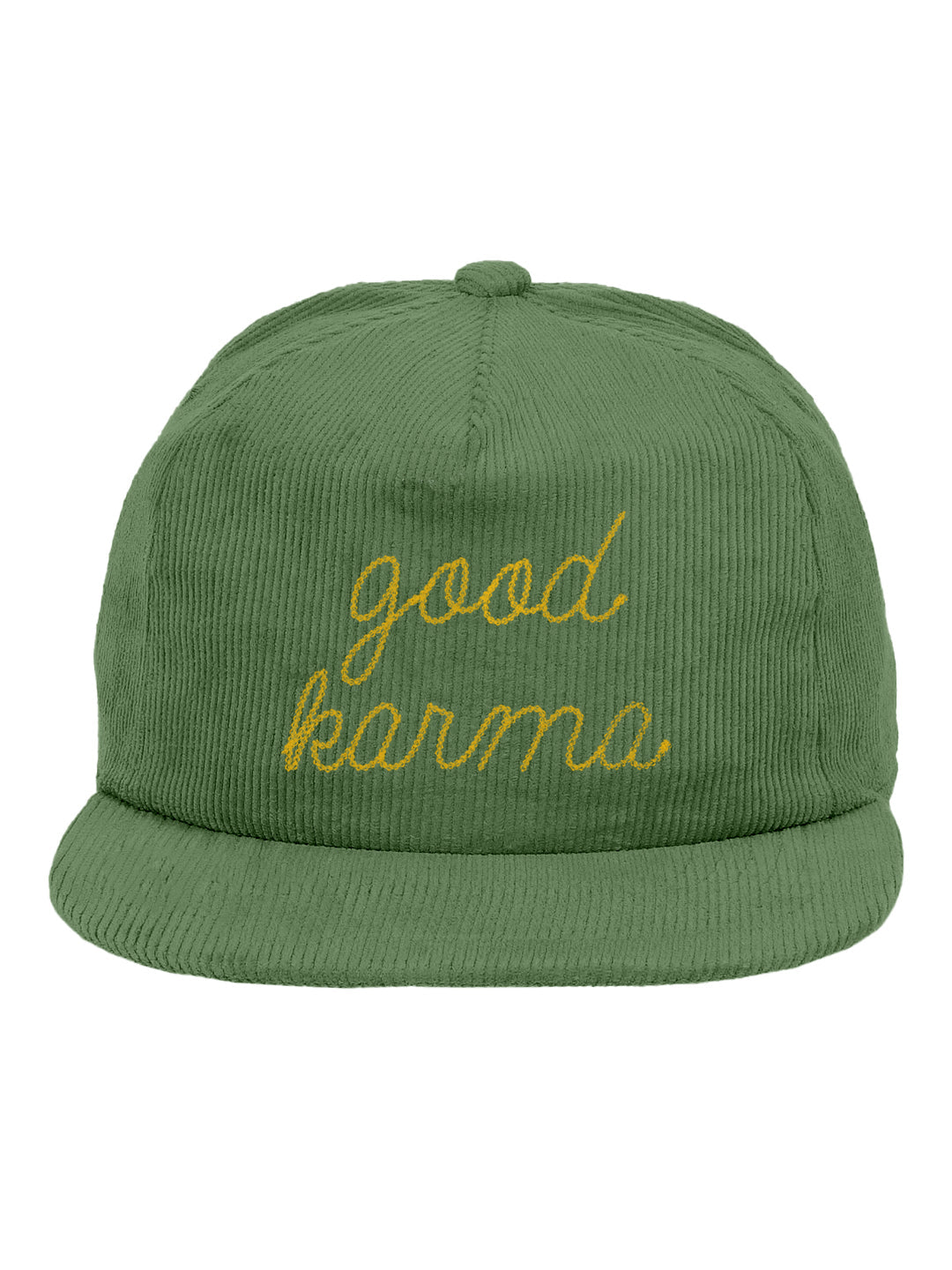 Custom Embroidered Corduroy Cap - The House of Woo