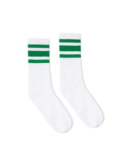 Green Striped Socks - The House of Woo