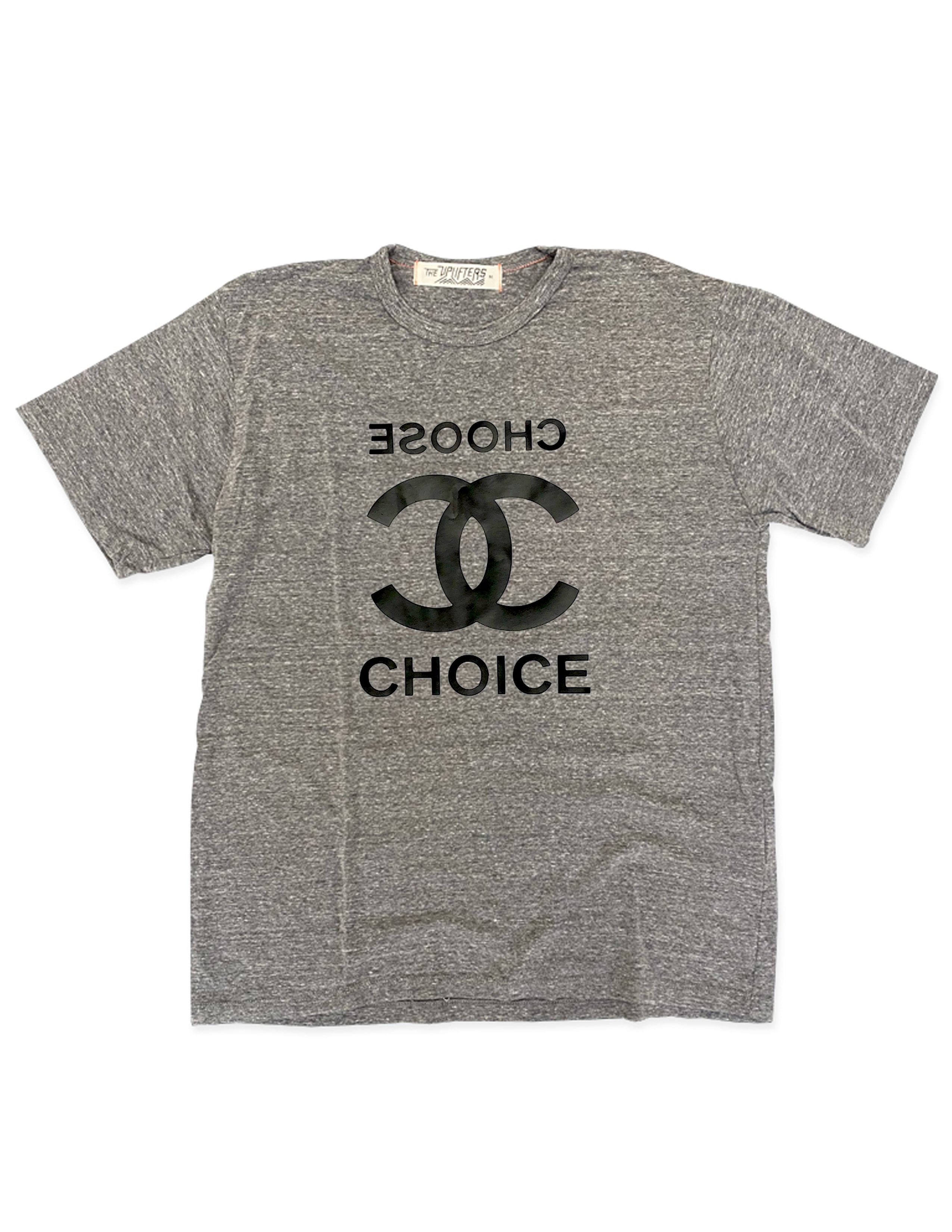 Choose Choice Tee in Heather Grey - The House of Woo