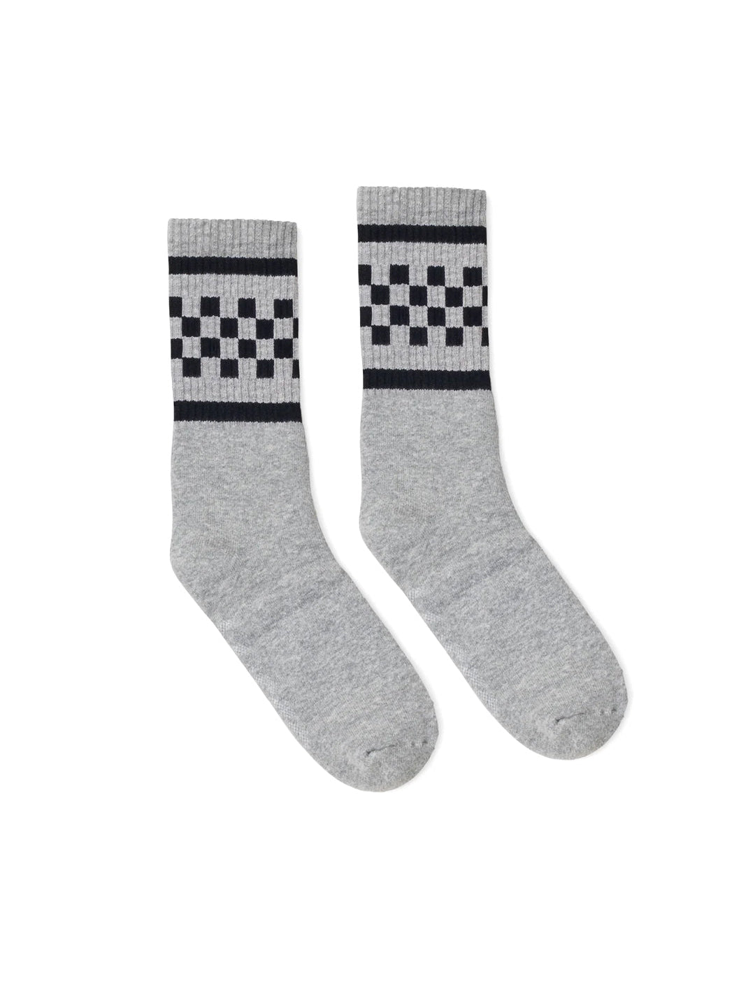 Grey Checkered Socks - The House of Woo