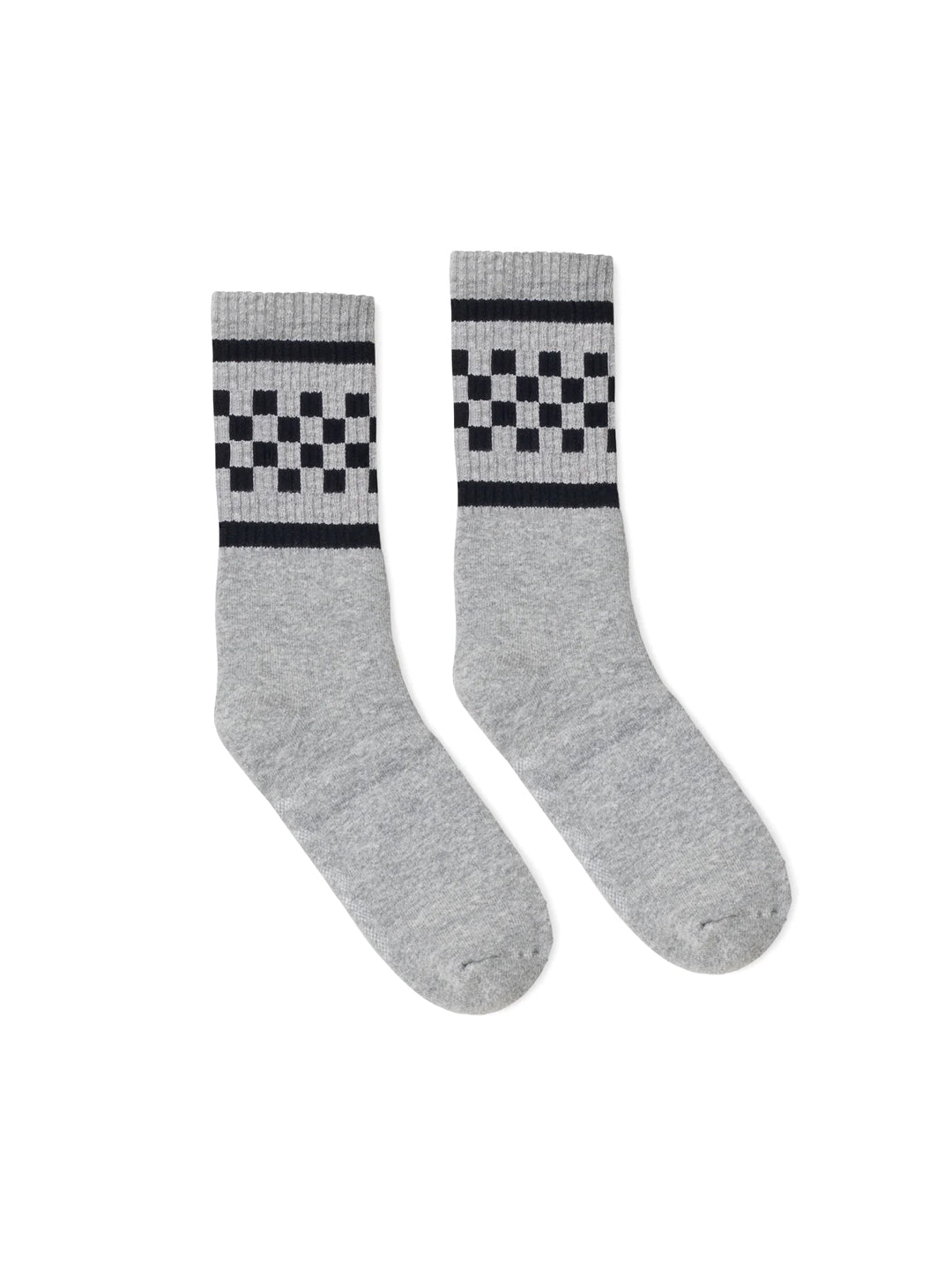 Grey Checkered Socks - The House of Woo