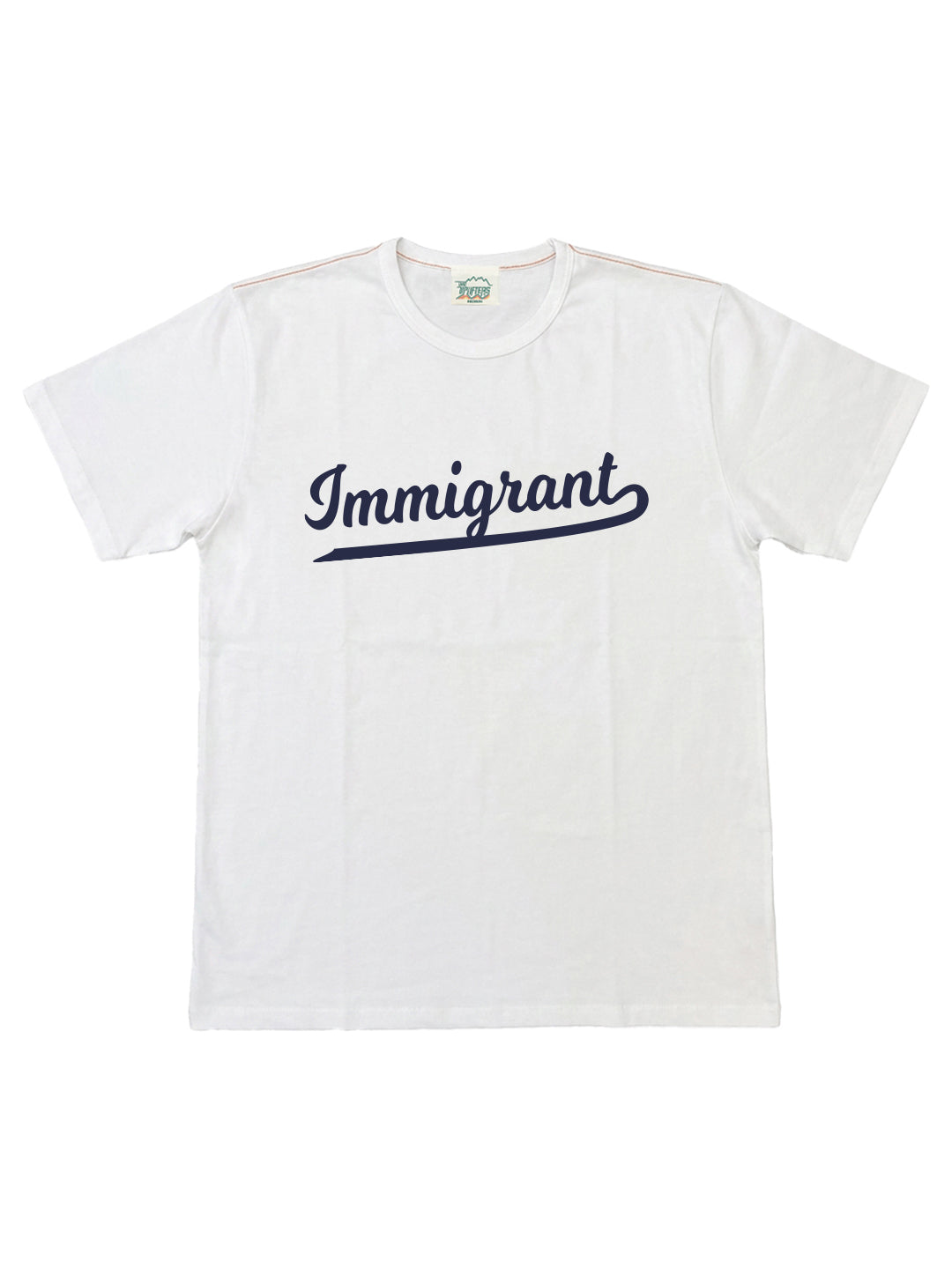 the Brother Tee with Immigrant graphic
