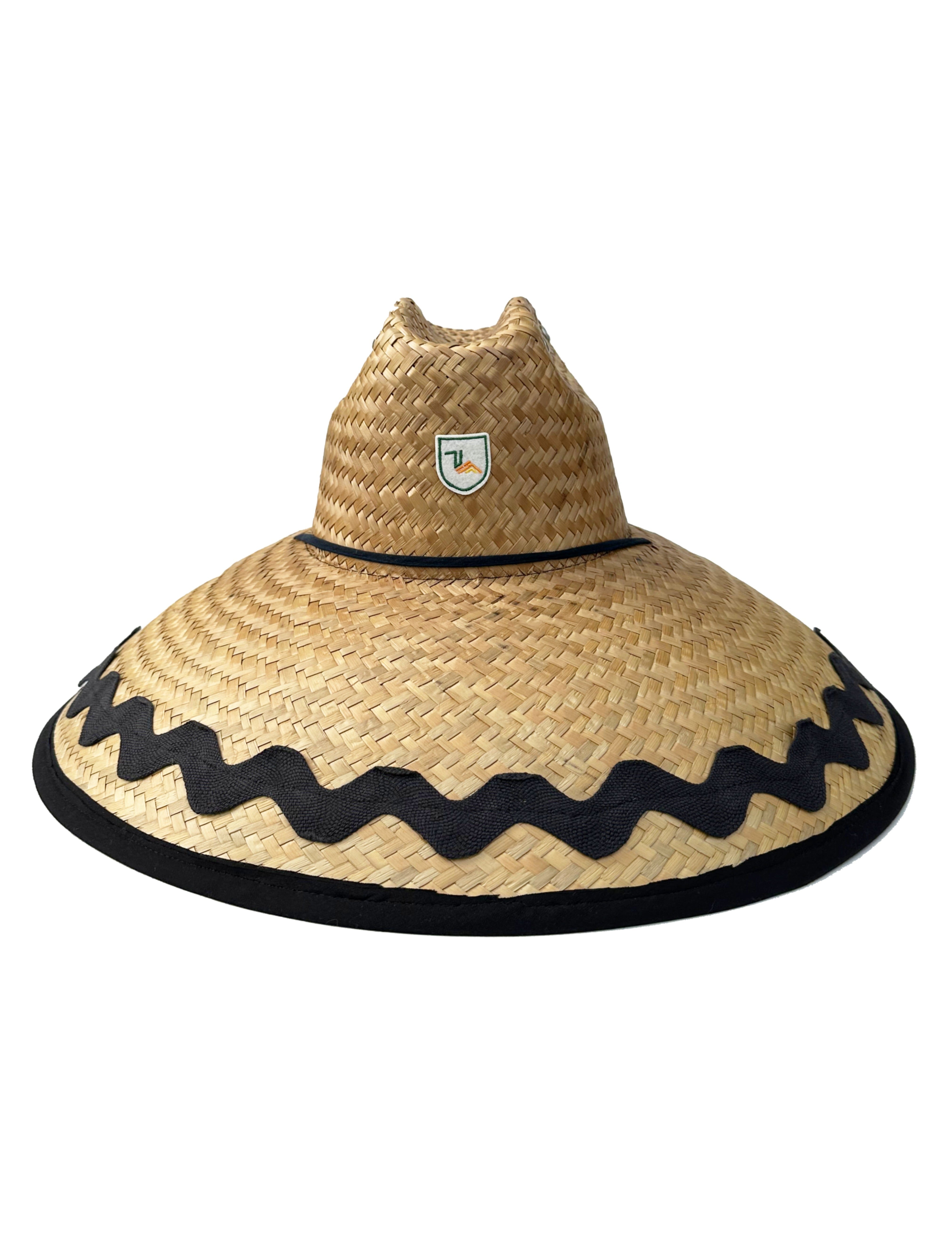 Ric Rac Straw Beach Hat - The House of Woo