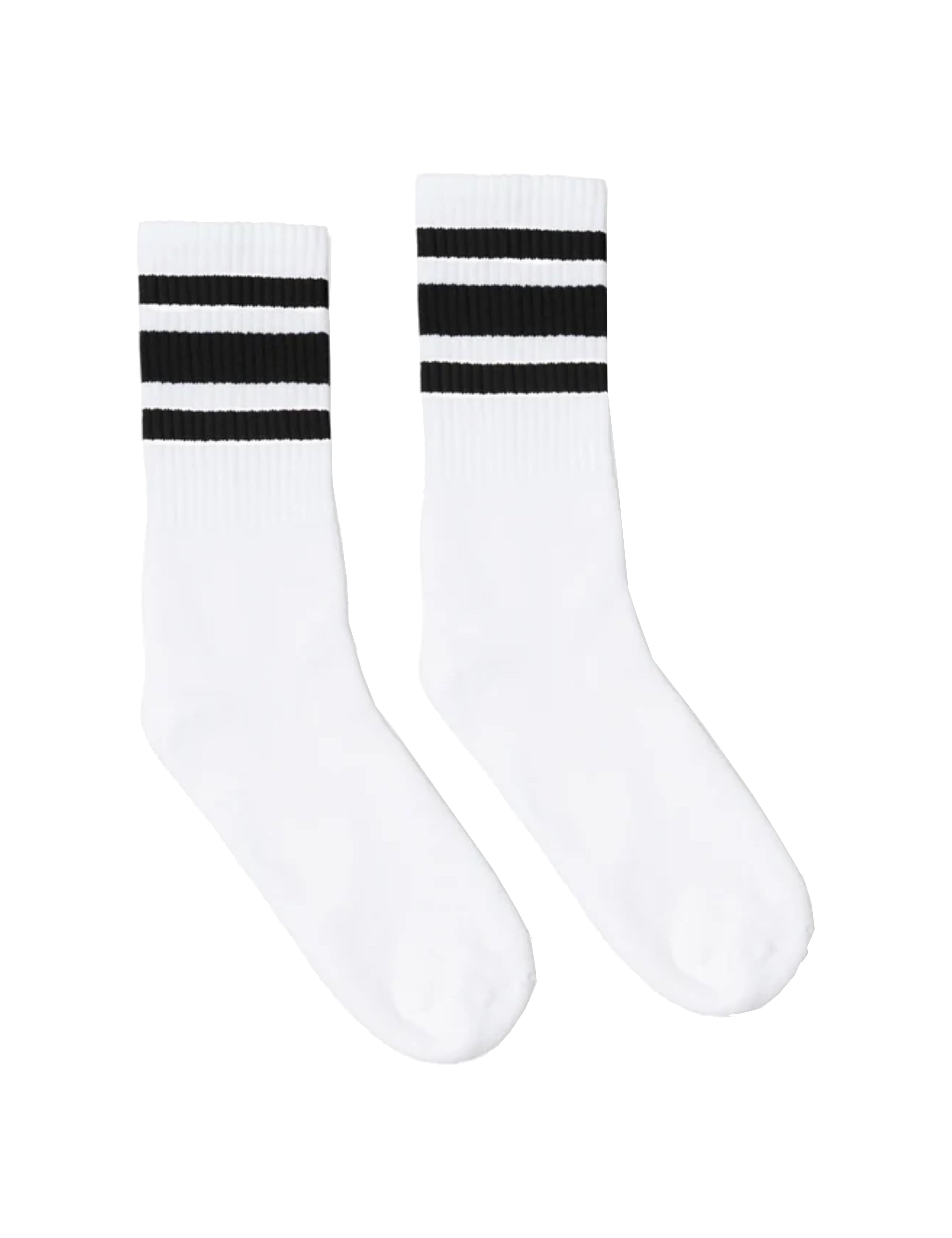 Black Stripe Socks - The House of Woo