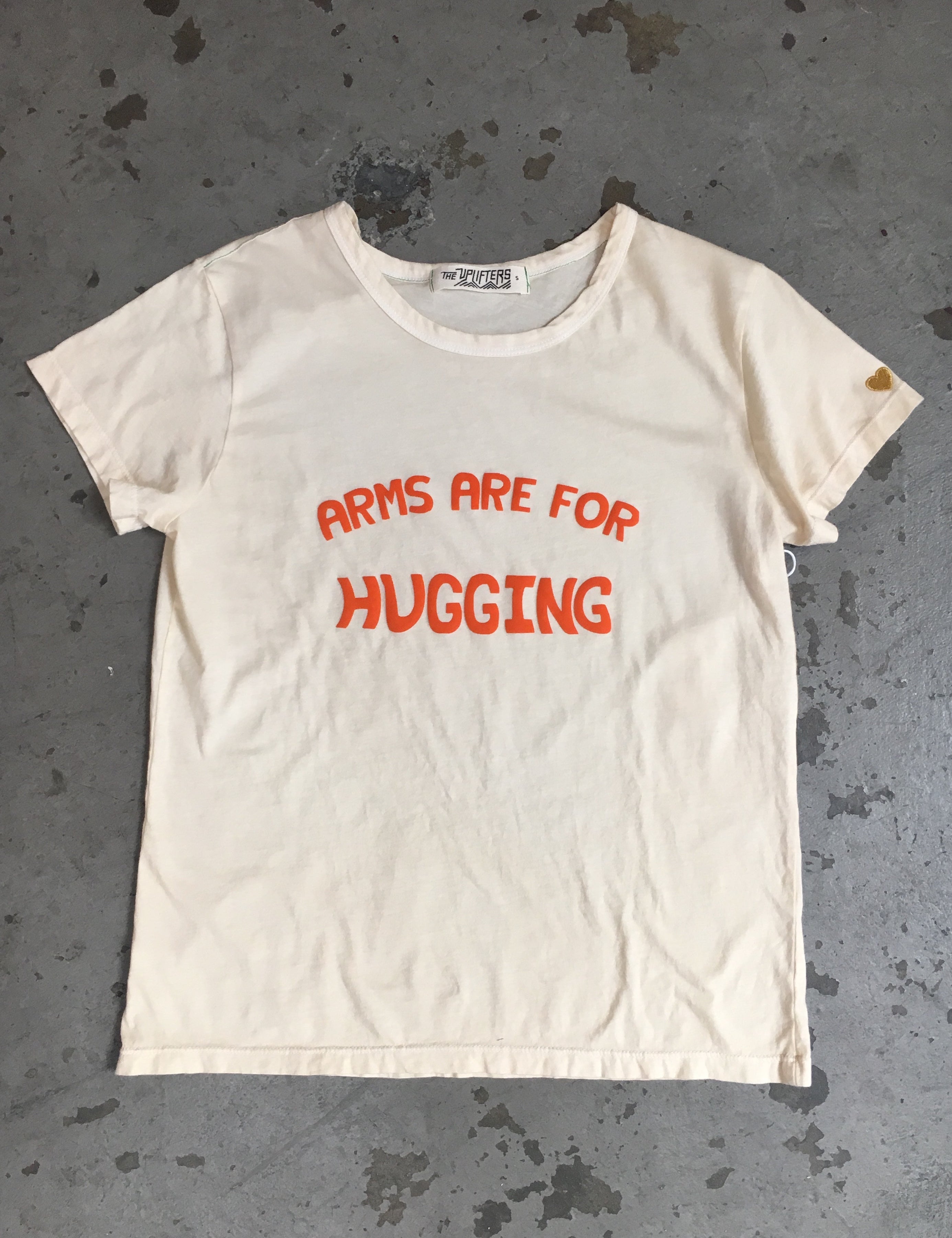 Arms are for Hugging Tee,, The Uplifters- Woo