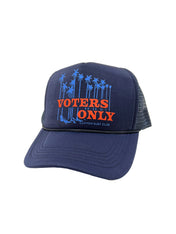 Musician Gracie Abrams favorite Uplifters Voters Only Hat. Kamala Harris hat, Comma LA Hat, Uplifters Kamala Hat