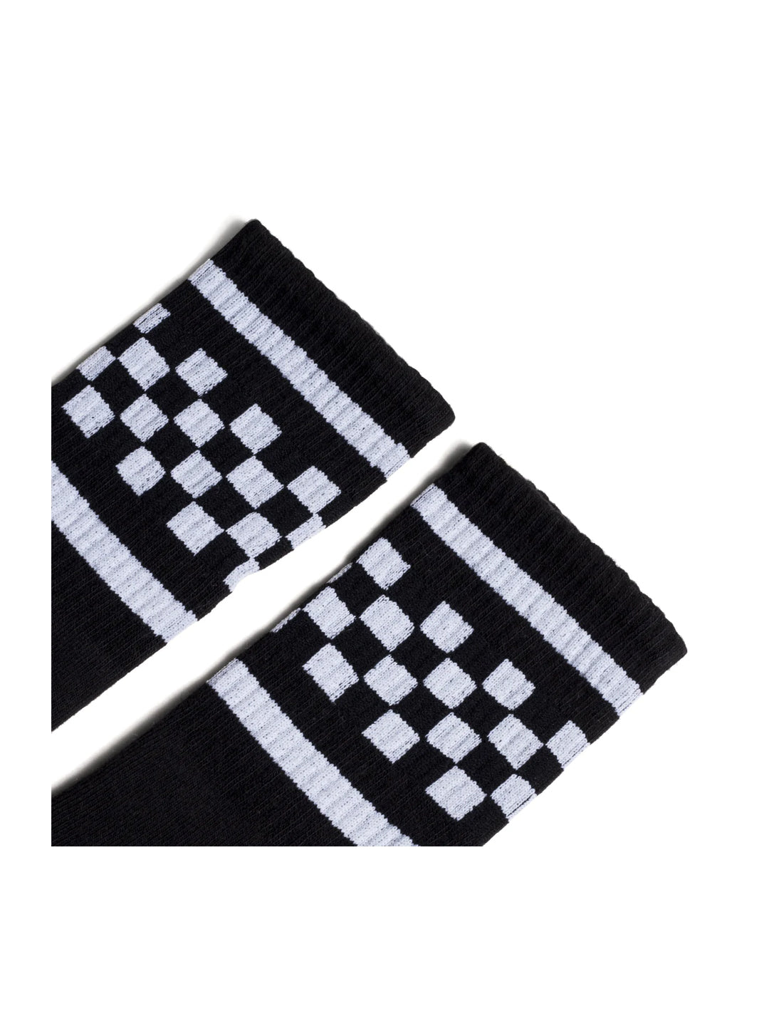 Black Checkered Socks